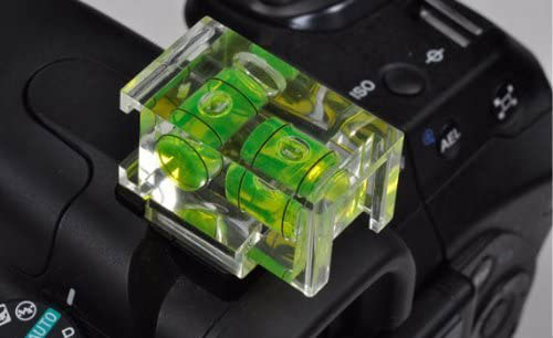 3. Driak Hot Shoe Two Axis Double Bubble Spirit Level is a favorite photo tool of Sterling's.