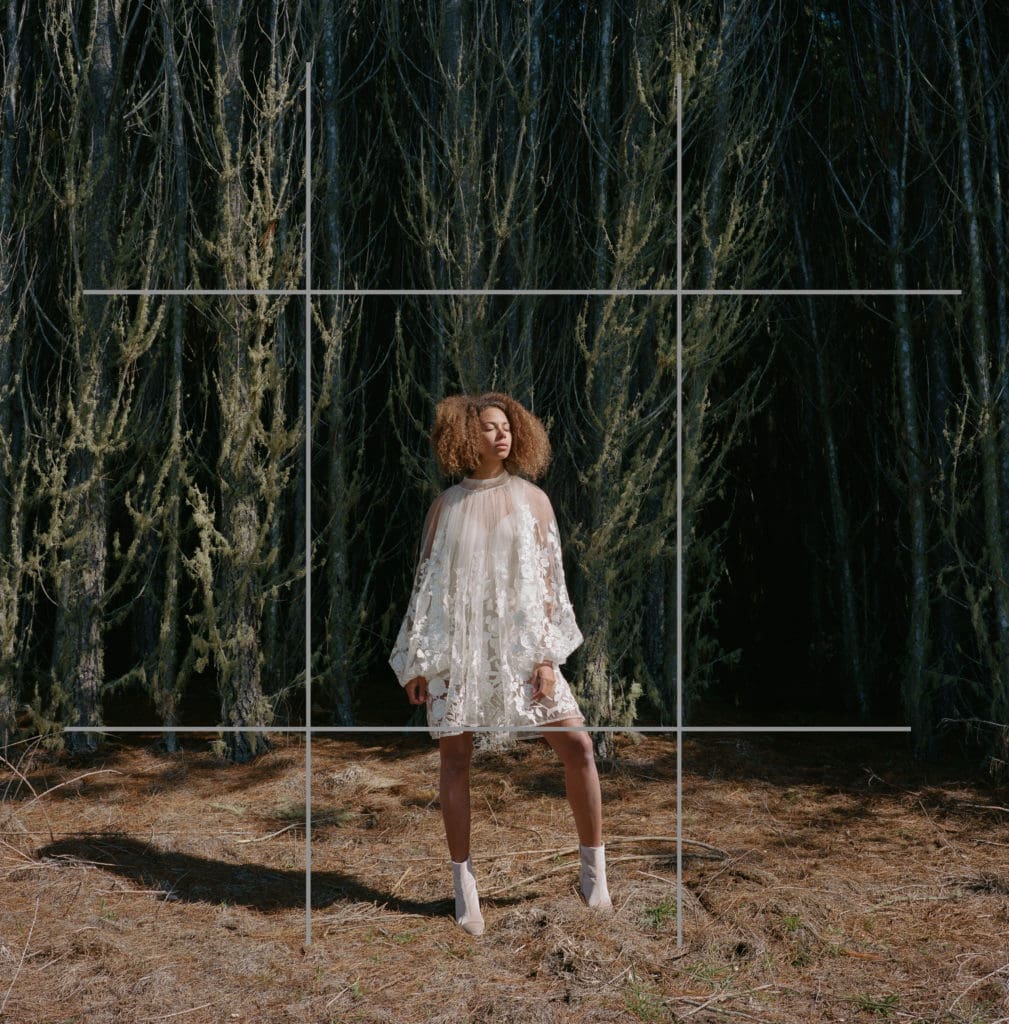 photography rule of thirds portrait of woman outside by bayly and moore