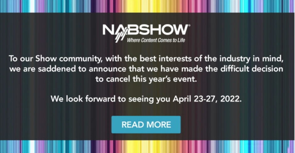 Nab 2022 Schedule Nab 2021 Show Cancelled Due To Ongoing Pandemic | Rangefinder