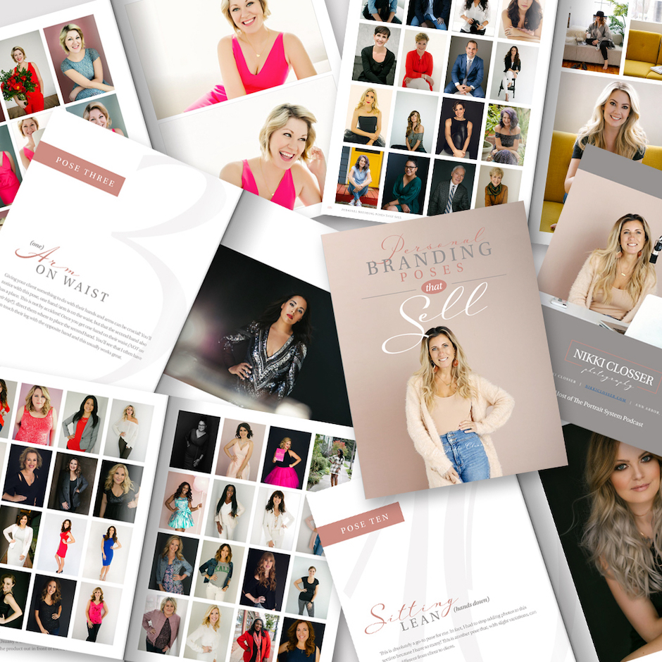 Personal branding photography success includes the right marketing materials.