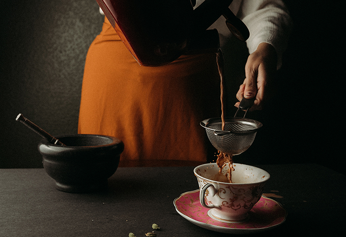 brand food photography using off-camera flash