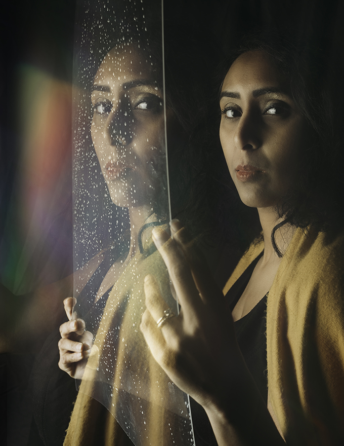 portrait taken by imitating window light