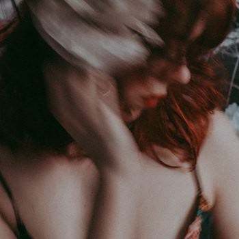 Blurred portrait of Julie Blin