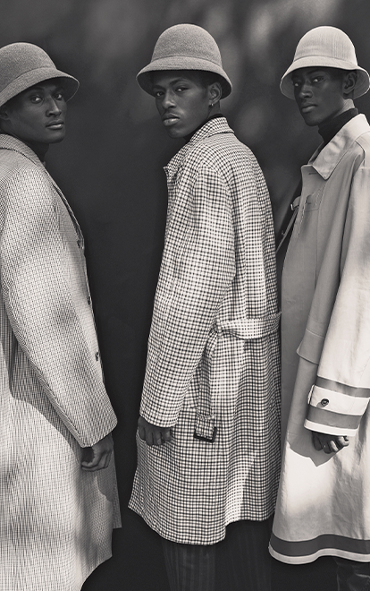 An image of 3 fashionable men by Micaiah Carter,