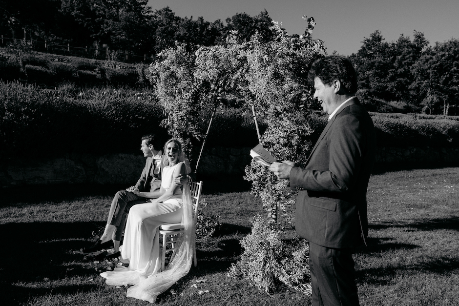 wedding portraits and details shot of bride and groom in black and white.