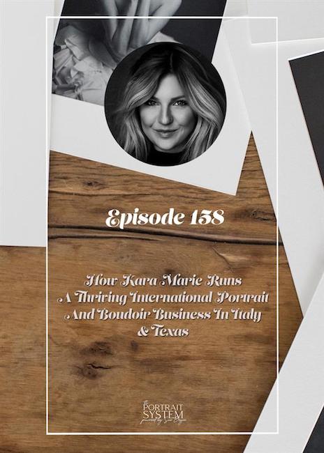 Kara Marie's boudoir portrait businesses podcast promo