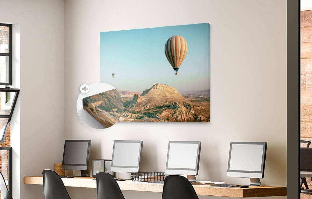 Photo products and prints, can transform a room for a fraction of the price—something professional photographers can emphasize to their clients.