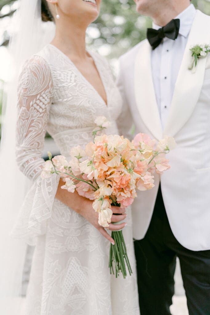 Wedding portraits without faces